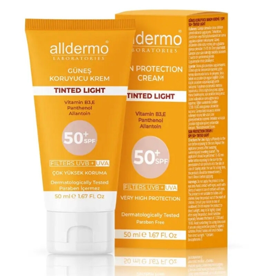 Alldermo Güneş Koruyucu Ton Eşitleyici Krem Tinded Pink Spf50+ 50Ml