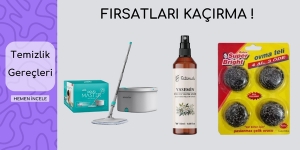 Temizlik Gereçlerinde Fırsatlar! kampanya resmi