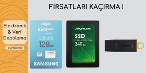 Elektronik & Veri Depolama Ürünlerinde Fırsatlar! kampanya resmi