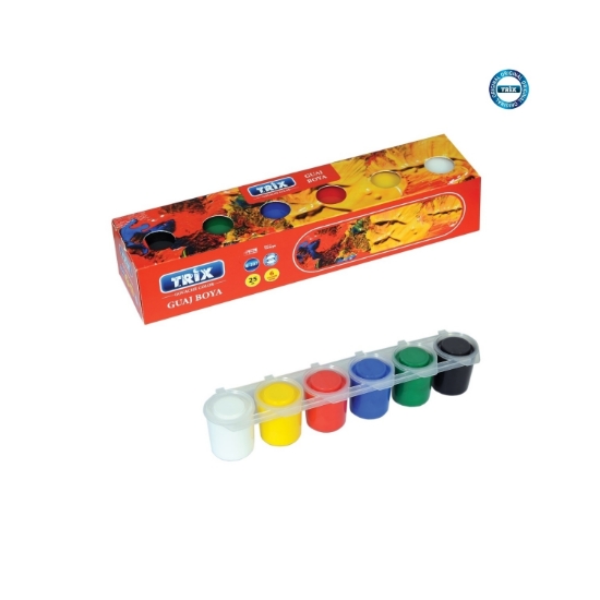 Trix 6'lı Guaj Boya 25 Ml