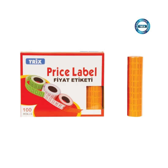 Trix Fiyat Etiketi Renkli 600'lü