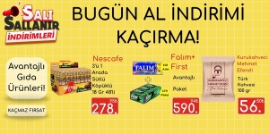 Salı Sallanır-Gıda Ürünlerinde Fırsatlar! kampanya resmi