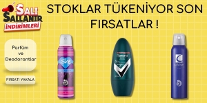 Salı Sallanır-Parfüm &Deodorant Ürünleri kampanya resmi