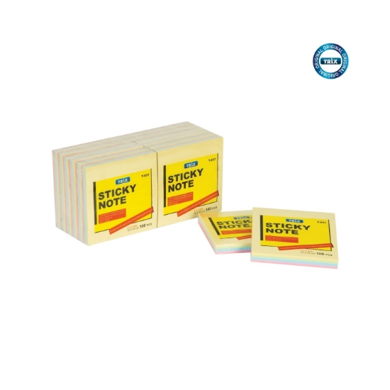 Trix Renkli Yapışkanlı Not Kağıdı 76x76 Mm