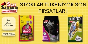 Salı Sallanır-Pet Shop Ürünleri kampanya resmi