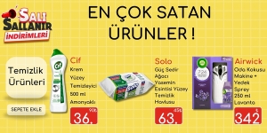Salı Sallanır-Temizlik Ürünlerinde Fırsatlar! kampanya resmi