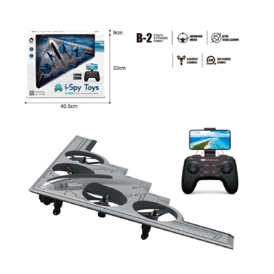 Vardem Oyuncak GL-777-275 Uzaktan Kumandalı Full Fonksiyon 2.4G Şarjlı Kameralı Quadcopter İha