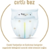 Pure Baby Organik Pamuklu Cırtlı Bez 3'lü Paket 6 Numara Xlarge 96 Adet
