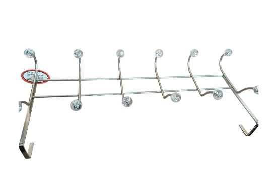 Makropa 12 Kançalı Krom Kapı Askısı-Panel Kapı Arkası Askısı
