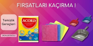 Hafta Sonu Fırsatları! Temizlik Gereçleri kampanya resmi