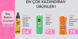 Saç Bakım Ürünlerinde Fırsatlar! kampanya resmi