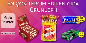 En Çok Tercih Edilen Gıda Ürünleri! kampanya resmi