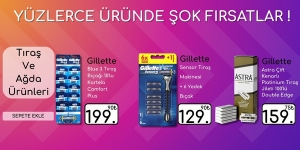 Hafta Sonu Fırsatları! Tıraş ve Ağda Ürünleri kampanya resmi