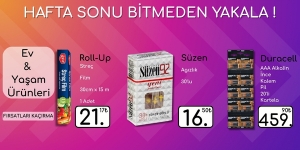 Hafta Sonu Fırsatları! Ev & Yaşam Ürünleri kampanya resmi