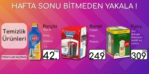 Hafta Sonu Fırsatları! Temizlik Ürünleri kampanya resmi