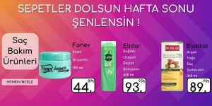 Hafta Sonu Fırsatları! Saç Bakım Ürünleri kampanya resmi