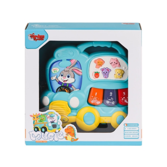 -Vardem Oyuncak JLG-855-63A Işıklı ve Müzikli Otobüs Bebek Piano