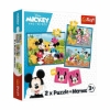 Vardem Oyuncak PUZZLE-93344 2IN1 Disney Puzzle