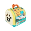 Vardem Oyuncak JND-3615 Taşıma Çantalı Hareketli Pilli Köpek Set (Pet Shop)
