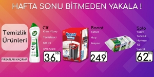 Hafta Sonu Fırsatları! Temizlik Ürünleri kampanya resmi