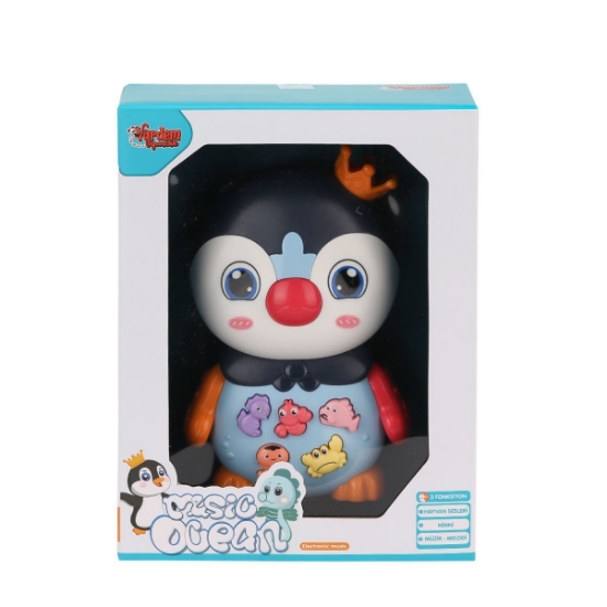 Vardem Oyuncak JLG-855-115A Işıklı ve Müzikli Penguen Pianosu