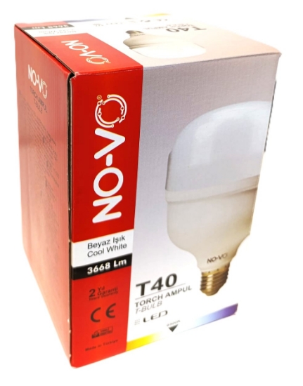 No-vo Led 40w Torch Ampul Beyaz 6500k * 40