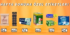Hafta Sonuna Özel Etiketler! kampanya resmi