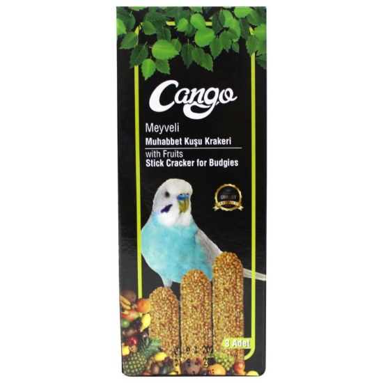 Cango Muhabbet Meyveli̇ Kuş Krakeri̇ 81 gr 10 lu