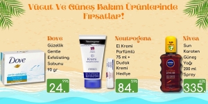Vücut Ve Güneş Bakım Ürünlerinde Fırsatlar! kampanya resmi