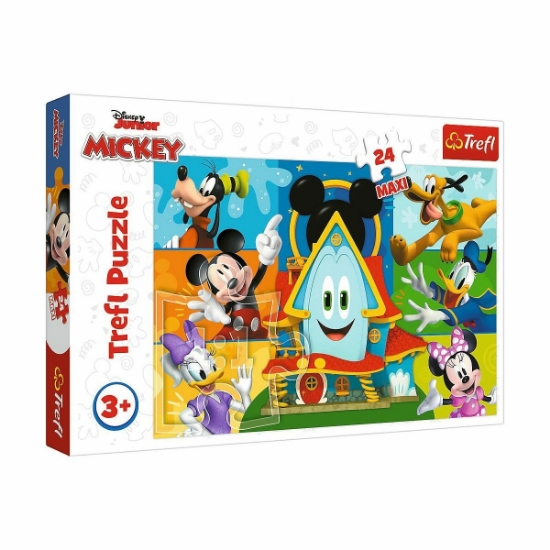 Vardem Oyuncak PUZZLE-14351 Maxi Mickey Mouse 24 Parça Çocuk Puzzle