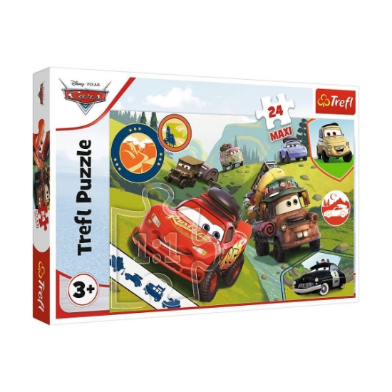 Vardem Oyuncak PUZZLE-14352 Maxi Disney Cars 3 24 Parça Çocuk Puzzle