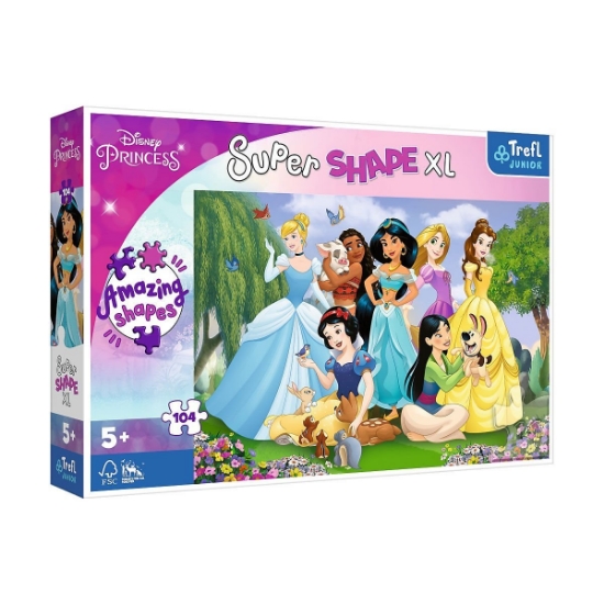 Vardem Oyuncak PUZZLE-50019 Princess 104 Parça Çocuk Puzzle