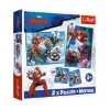 Vardem Oyuncak PUZZLE-93333 2W1 Marvel The Avengers Çocuk Puzzle