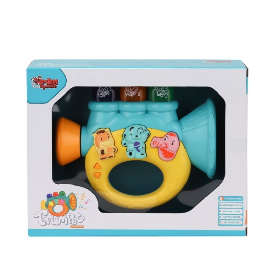 Vardem Oyuncak JLG-855-37A Işıklı ve Müzikli Trompet Bebek Pianosu