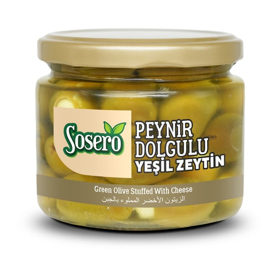 Sosero Peynir Dolgulu Yeşil Zeytin 290 gr