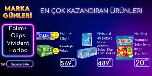 Marka Günleri-Falım - First - Haribo - Vivident - Ekşi Yüz - Nazar - Toybox - Tadelle - Olips kampanya resmi