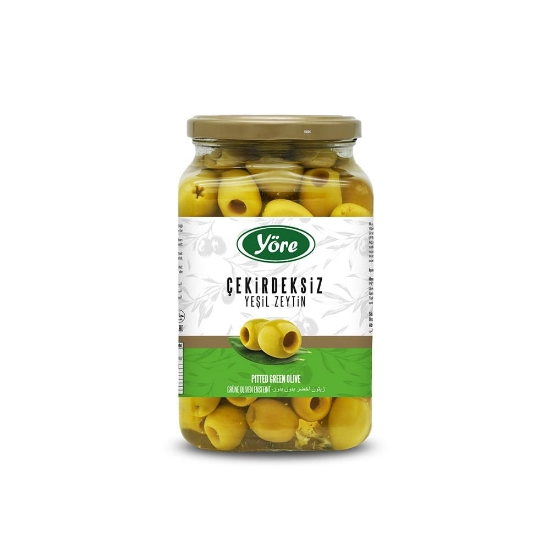 Yöre Çekirdeksiz Yeşil Zeytin 450 gr (161-180)