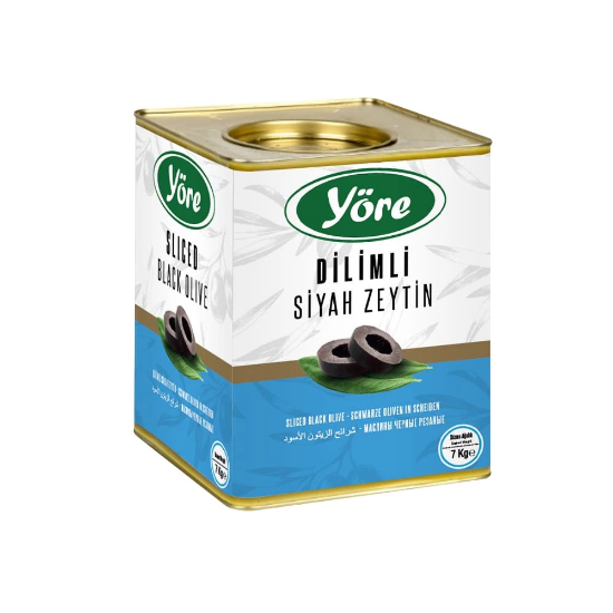 Yöre Dilimli Siyah Zeytin 7 kg