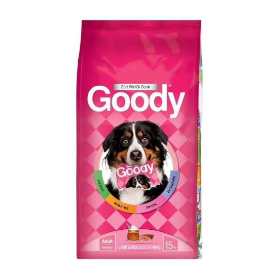 Goody Kuzu Etli & Pirinçli Yetişkin Köpek Maması 15 Kg