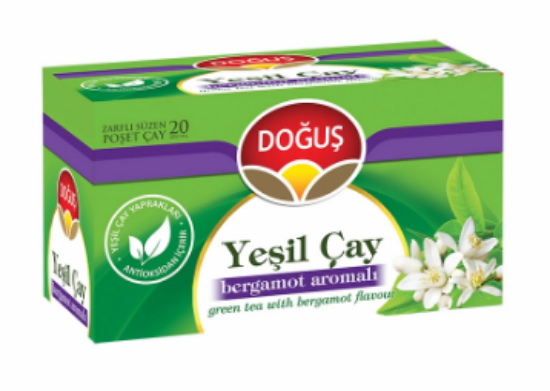Doğuş Yeşil Çay Bergamot Bitki Çayı 20'Li