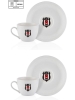 Neva N3426 Beşiktaş Arma Logo Lisanslı 2'li Çay Fincan Takımı