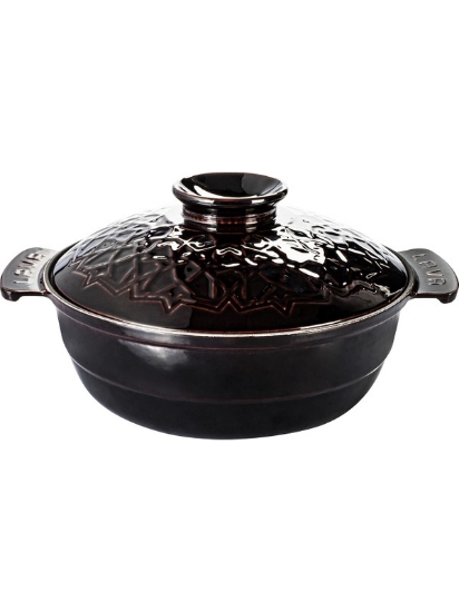 Lava Anatolıa Selçuklu Güveci (Ø)26 cm Majolica Mor