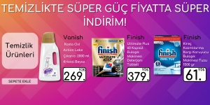 Süper Fiyatlı Temizlik Ürünleri! kampanya resmi