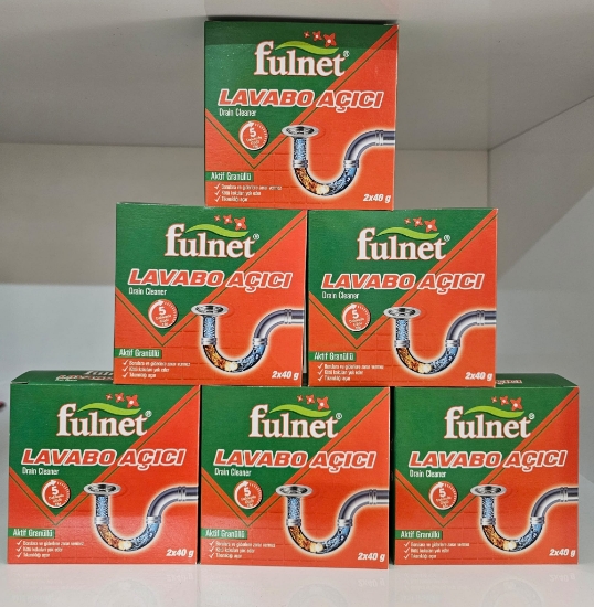 Fulnet Lavabo Açıcı Akti̇f Granül 2*40 gr