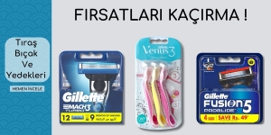 Tıraş Bıçak ve Yedeklerinde Fırsatlar! kampanya resmi