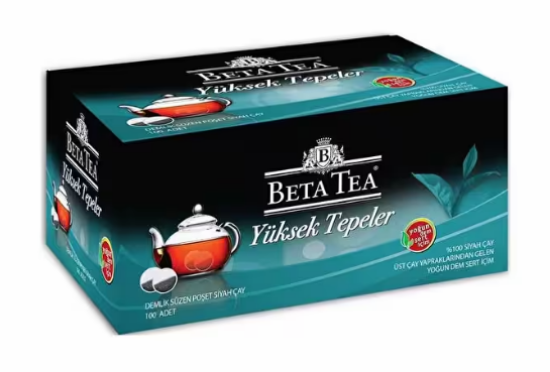 Beta Tea Yüksek Tepeler Demlik Poşet Siyah Çay 3.2 gr 100'lü