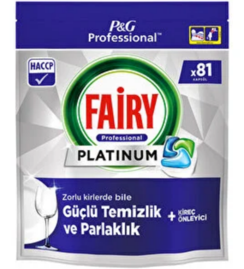 Fairy Platinum Professional Bulaşık Makinesi Deterjanı 81'li