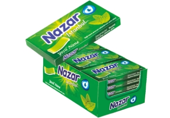 Nazar İstanbul 14'Lü 27 Gr Sakız Nane 18'Li Paket