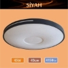 Erbay Sıva Üstü Led Panel Yuvarlak 45 Watt-Siyah Desenli-Beyaz-Günışığı