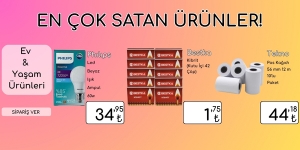 Hafta Sonu Fırsatları! Ev Yaşam Ürünleri! kampanya resmi